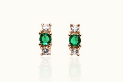 Green Nancy Earrings