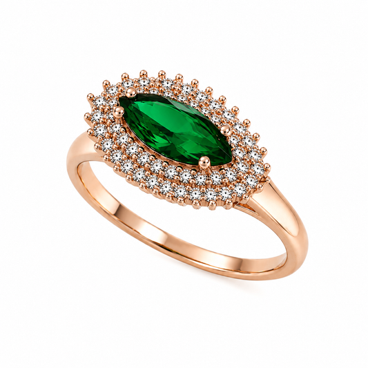 Green eye Ring