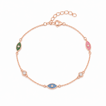 Colorful eye Bracelet