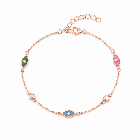 Colorful eye Bracelet