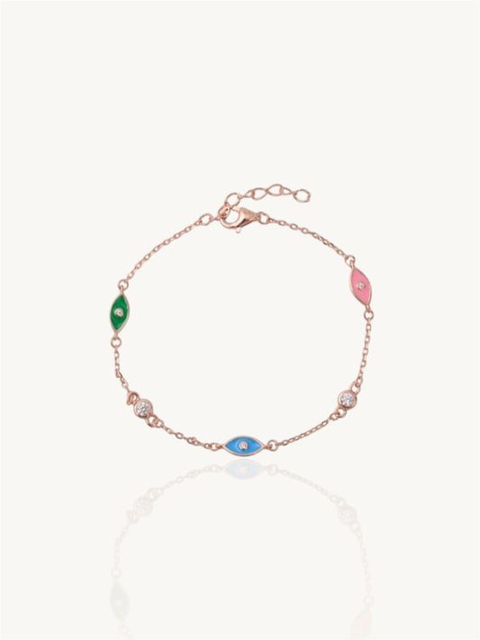 Colorful eye Bracelet